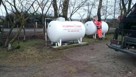 Wymiana zbiornika na gaz z dzierżawionego na własny Stargard Szczeciński 